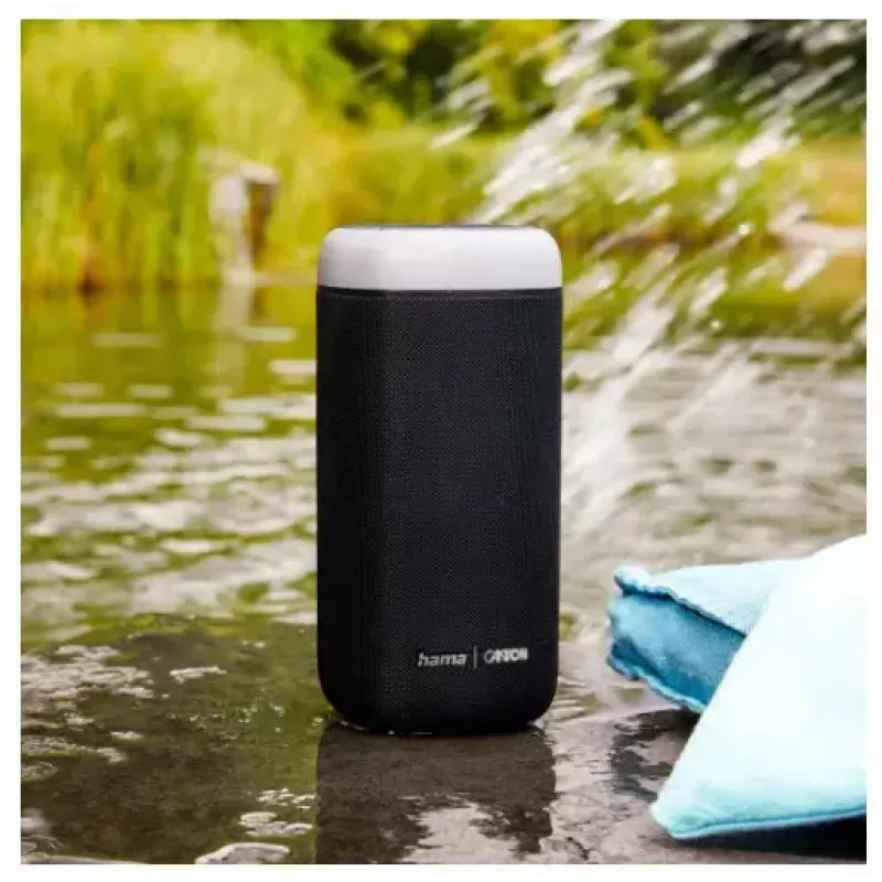 Bluetooth garsiakalbis CANTON Glow Pro by HAMA, juodas, 3,5 mm lizdas, LED šviesos efektai