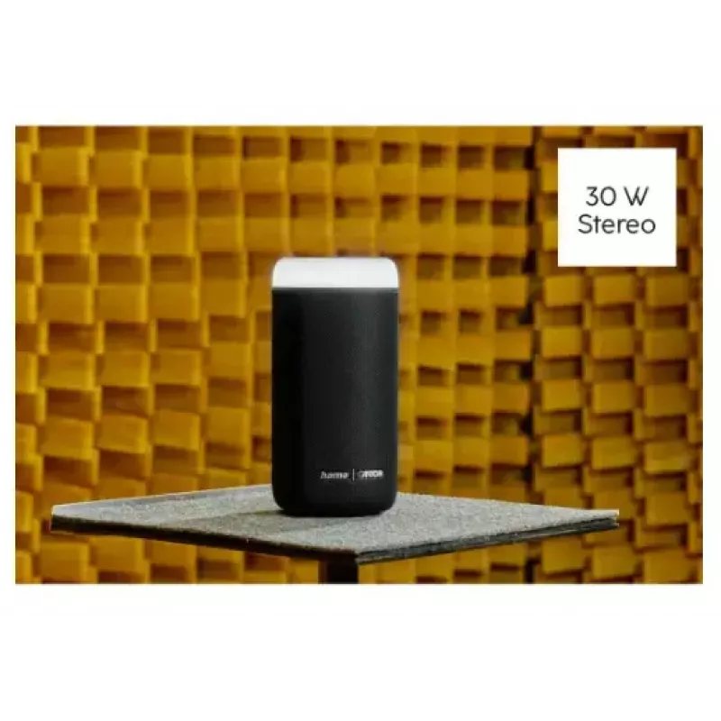 Bluetooth garsiakalbis CANTON Glow Pro by HAMA, juodas, 3,5 mm lizdas, LED šviesos efektai