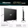 Hisense 50E77Q PRO 127 cm (50 colių) 4K Ultra HD išmanusis televizorius su Wi-Fi, juodas