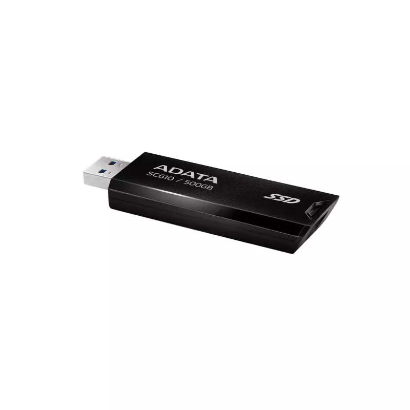 USB atmintinė ADATA SC610 500GB USB Type-A 3.2 Gen 2 (10 Gbit/s) 550/500 MB/s, juoda