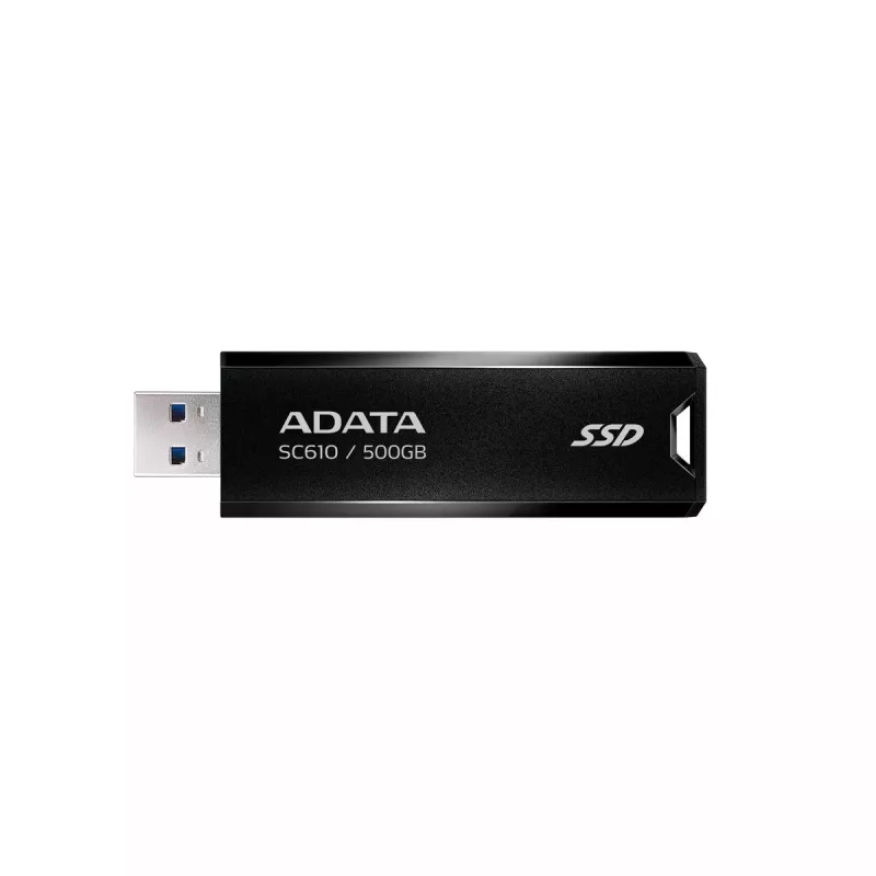 USB atmintinė ADATA SC610 500GB USB Type-A 3.2 Gen 2 (10 Gbit/s) 550/500 MB/s, juoda