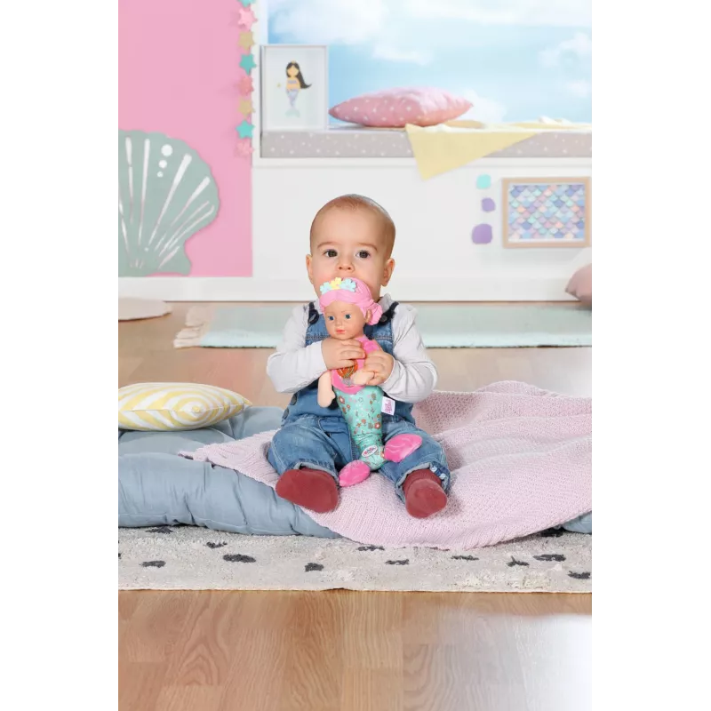 Lėlė kūdikis BABY born Undinėlė 33 cm plaunama įvairiaspalvė
