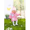 Lėlių drabužių rinkinys BABY born Rožinis paltukų rinkinys 43cm Sulankstomas