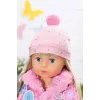 Lėlių drabužių rinkinys BABY born Rožinis paltukų rinkinys 43cm Sulankstomas