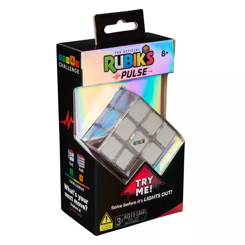 Rubik's Cube, Pulse Cube, šviečiantis galvosūkis suaugusiems ir greitiems sprendėjams, išspręskite galvosūkį prieš užgęstant šviesoms, problemų sprendimo iššūkis, smagus žaislas vaikams nuo 8 metų