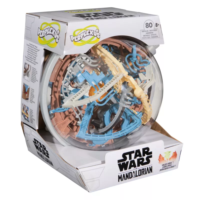 3D labirinto įgūdžių žaidimas Spin Master Perplexus Star Wars The Mandalorian – nešiojamas judesio labirintas