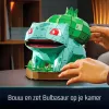 4D Build, Pokémon Bulbasaur 3D modelio rinkinys, Pokémon figūrėlė, Kanto pirmųjų partnerių kolekcija, stalo dekoras, 195 detalės, nuo 12 metų