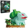 4D Build, Pokémon Bulbasaur 3D modelio rinkinys, Pokémon figūrėlė, Kanto pirmųjų partnerių kolekcija, stalo dekoras, 195 detalės, nuo 12 metų