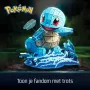 4D Build, Pokémon Squirtle 3D modelio rinkinys, Pokémon figūrėlė, Kanto pirmųjų partnerių kolekcija, stalo dekoras, 180 detalių, nuo 12 metų
