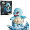 4D Build, Pokémon Squirtle 3D modelio rinkinys, Pokémon figūrėlė, Kanto pirmųjų partnerių kolekcija, stalo dekoras, 180 detalių, nuo 12 metų