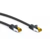 Tinklo kabelis Goobay 91590 RJ-45 Cat7 1 m Juodas