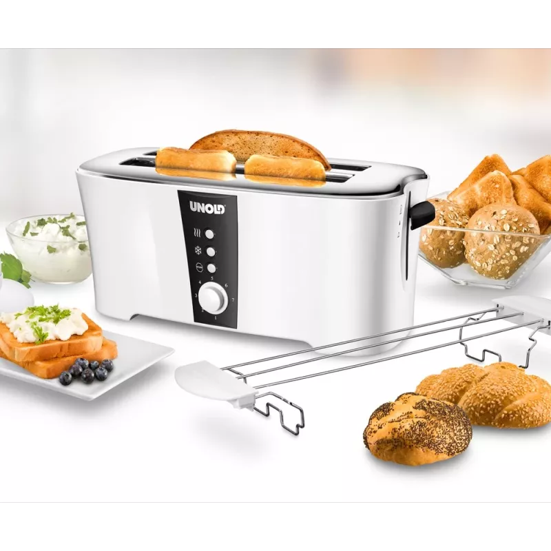 Skrudintuvas Unold Design Dual 4 riekėms 1350 W Juoda Balta