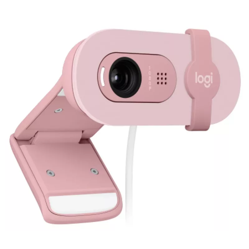 LOGITECH Brio 100 Full HD internetinė kamera, rožinė