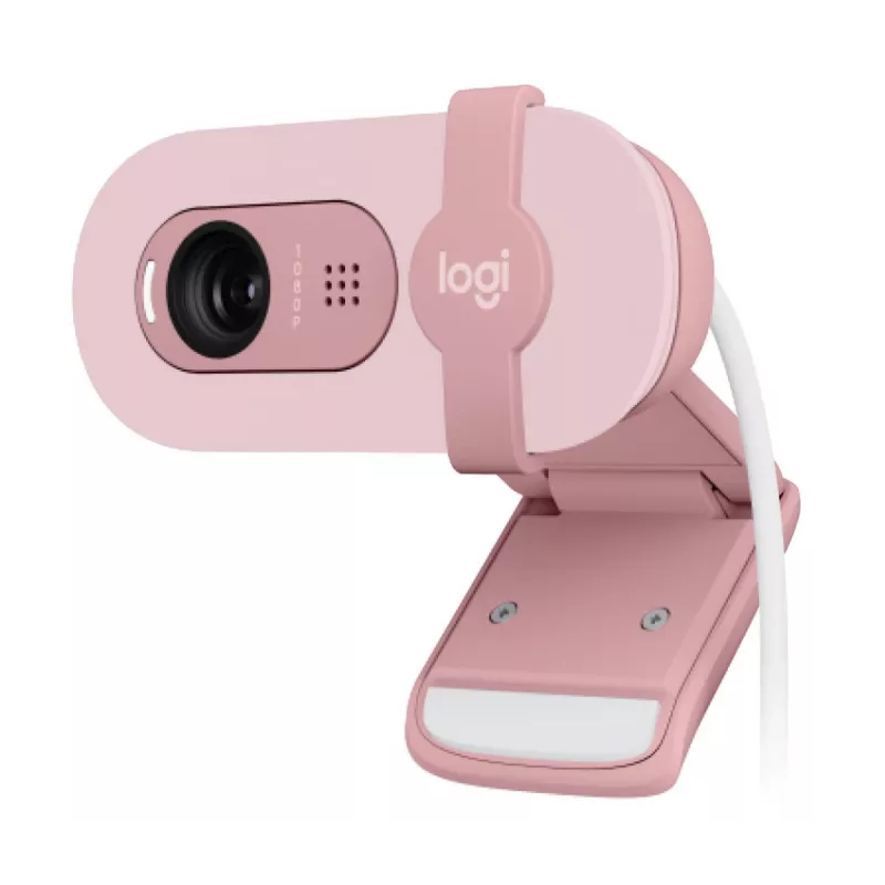 LOGITECH Brio 100 Full HD internetinė kamera, rožinė