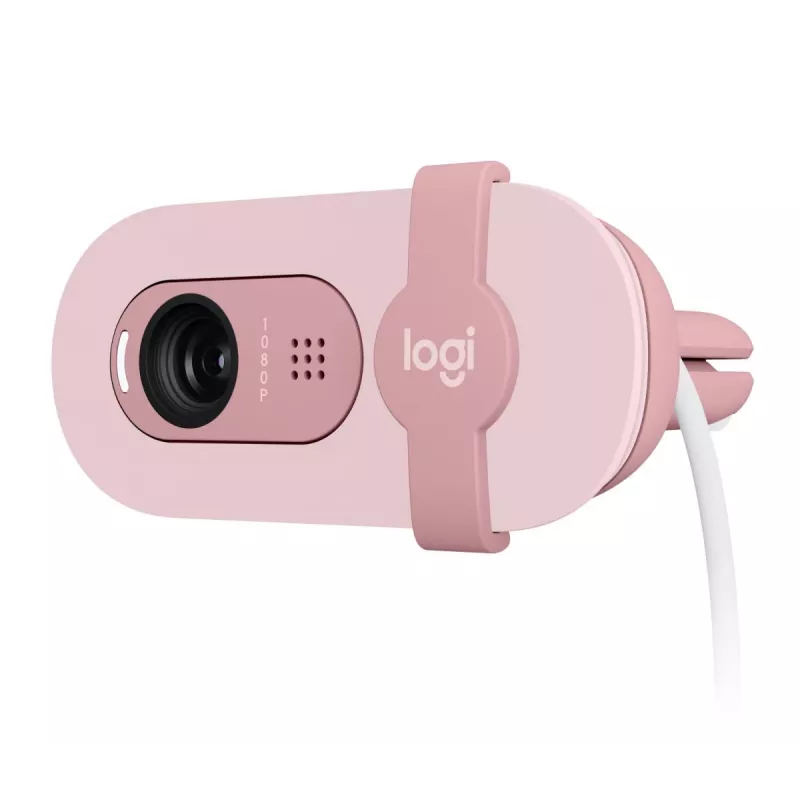 LOGITECH Brio 100 Full HD internetinė kamera, rožinė