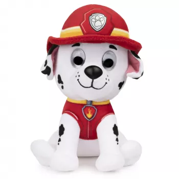 PAW Patrol GUND oficialus Maršalas su firminiu gaisrininko kostiumu minkštas žaislas, įdarytas gyvūnėlis nuo 1 metų, 6 colių
