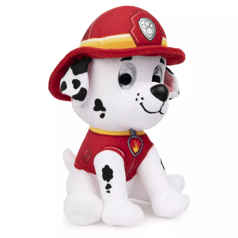 PAW Patrol GUND oficialus Maršalas su firminiu gaisrininko kostiumu minkštas žaislas, įdarytas gyvūnėlis nuo 1 metų, 6 colių