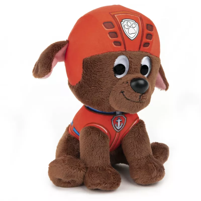 PAW Patrol GUND oficialus Zuma su firminiu vandens gelbėjimo uniformos pliušiniu žaislu, minkštas gyvūnėlis vaikams nuo 1 metų, 6 colių