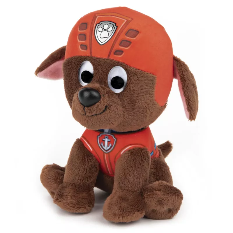 PAW Patrol GUND oficialus Zuma su firminiu vandens gelbėjimo uniformos pliušiniu žaislu, minkštas gyvūnėlis vaikams nuo 1 metų, 6 colių