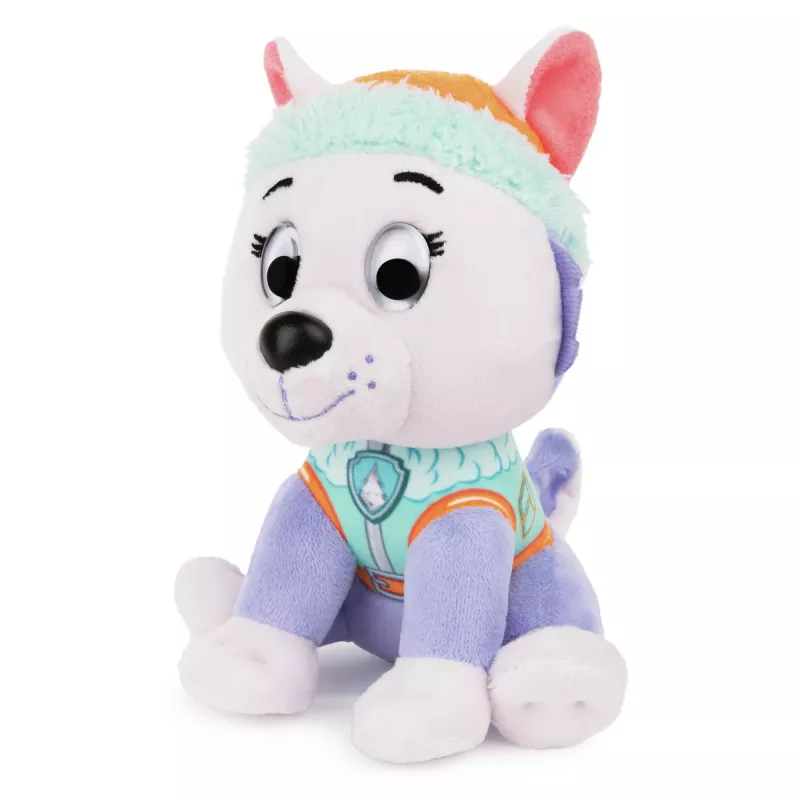 PAW Patrol GUND oficialus Everest su firminiu sniego gelbėjimo uniformos pliušiniu žaislu, minkštas gyvūnėlis vaikams nuo 1 metų, 6 coliai