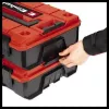 Smulkių detalių dėžutė Einhell E-Case S-F Polipropileninė Juoda Raudona 42x28x9,5 cm
