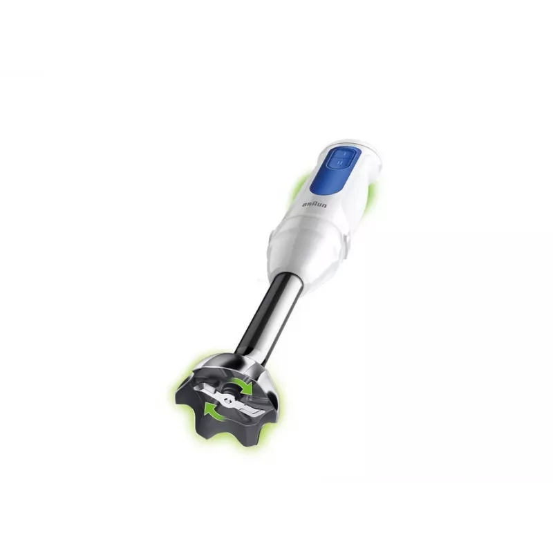 Rankinis trintuvas Braun Household MultiQuick 3 MQ30202M, 900 W, baltas/mėlynas, su smulkintuvu ir plaktuvu