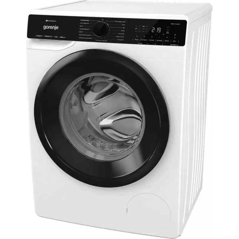 Skalbimo mašina Gorenje G600 WPNA94A1TS priekinio įkrovimo 9 kg 1300 aps./min. Balta A