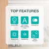 Gorenje WPNA14A3TS skalbimo mašina su priekine įkrova 10 kg 1400 aps./min. Balta