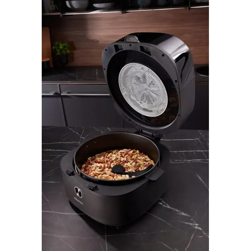 Hisense HAF1350DR Single 6.7 L Atskira 1350 W Karšto oro gruzdintuvė Juoda