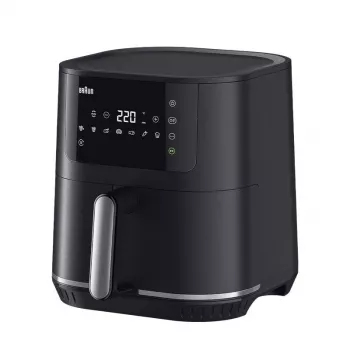 Karšto oro gruzdintuvė Braun Household MultiFry 5 HF5030 — 1700 W, 6,0 l krepšys, juoda/sidabrinė
