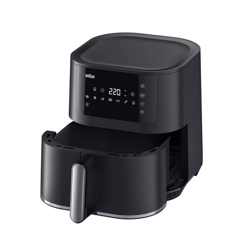 Karšto oro gruzdintuvė Braun Household MultiFry 5 HF5030 — 1700 W, 6,0 l krepšys, juoda/sidabrinė