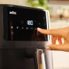 Karšto oro gruzdintuvė Braun Household MultiFry 5 HF5030 — 1700 W, 6,0 l krepšys, juoda/sidabrinė