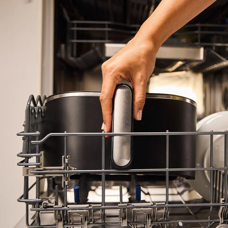 Karšto oro gruzdintuvė Braun Household MultiFry 5 HF5030 — 1700 W, 6,0 l krepšys, juoda/sidabrinė