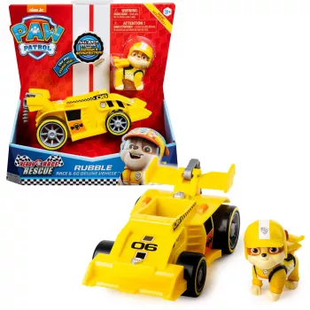 PAW Patrol , Ready, Race, Rescue Rubble’s Race & Go Deluxe Vehicle su garsais, vaikams nuo 3 metų