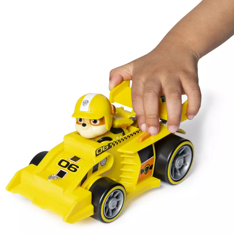 PAW Patrol , Ready, Race, Rescue Rubble’s Race & Go Deluxe Vehicle su garsais, vaikams nuo 3 metų