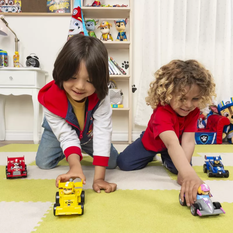 PAW Patrol , Ready, Race, Rescue Rubble’s Race & Go Deluxe Vehicle su garsais, vaikams nuo 3 metų