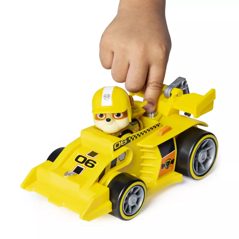 PAW Patrol , Ready, Race, Rescue Rubble’s Race & Go Deluxe Vehicle su garsais, vaikams nuo 3 metų