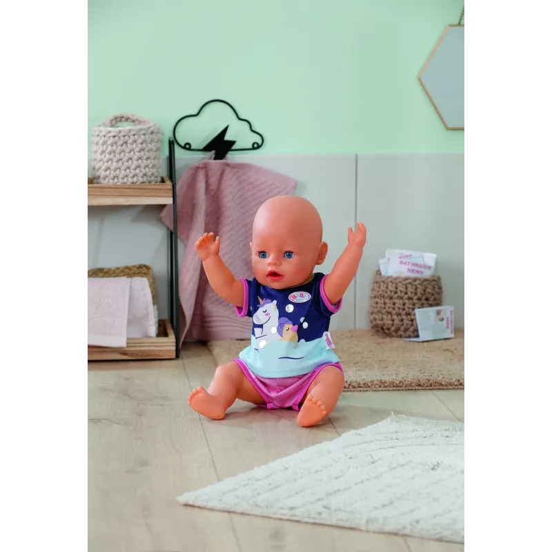 BABY born vienaragio trumpi pižaminiai rūbai lėlei 43 cm