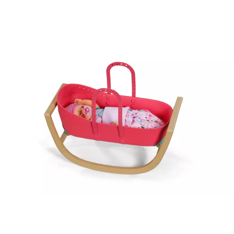 Lėlių lopšys zapf creation BABY born 3-in-1 Pinplay — lėlių baldai, konvertuojamas lopšys/lova/nešynė