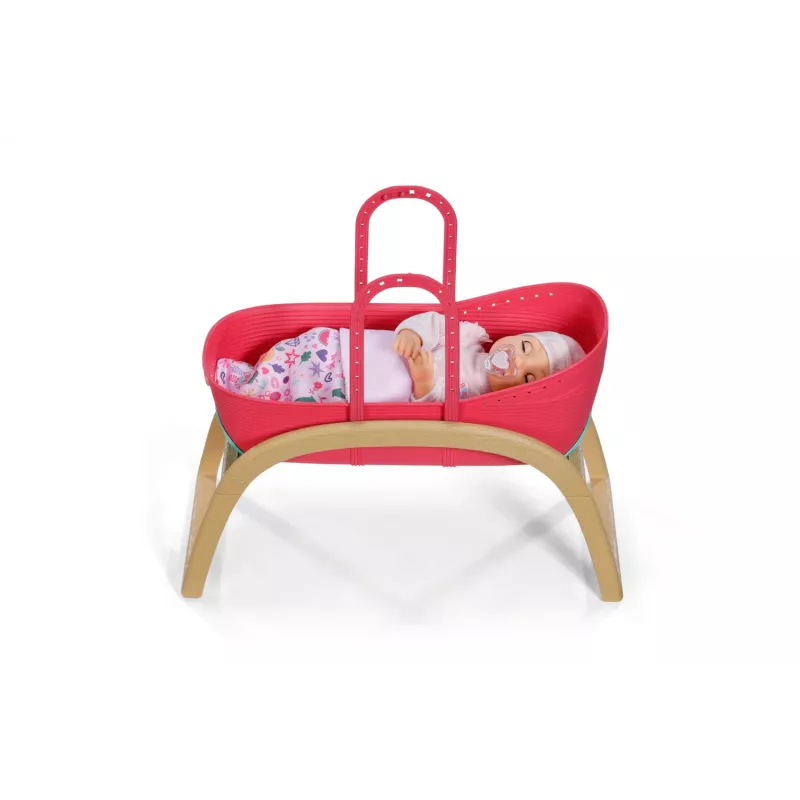Lėlių lopšys zapf creation BABY born 3-in-1 Pinplay — lėlių baldai, konvertuojamas lopšys/lova/nešynė