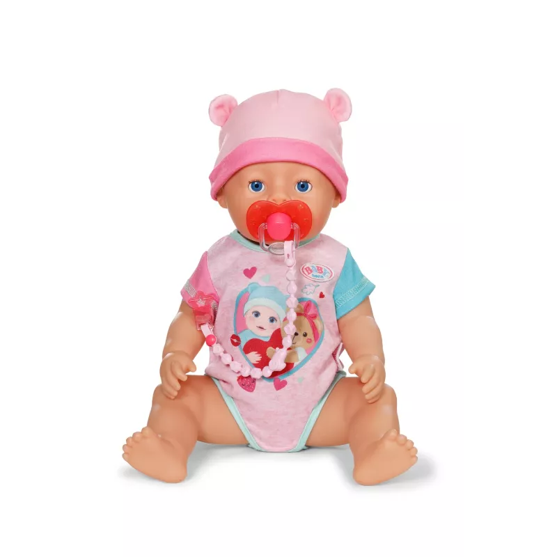 BABY born Dummy su spaustuku 2-asorti Lėlės čiulptukas ir čiulptuko laikiklis
