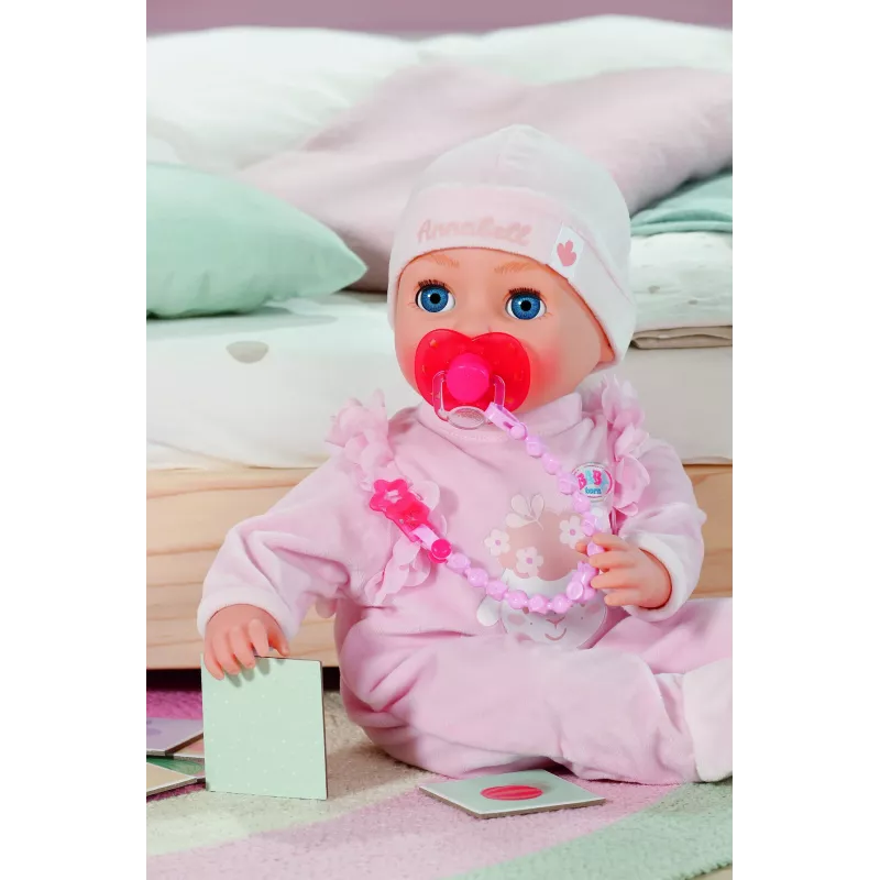 BABY born Dummy su spaustuku 2-asorti Lėlės čiulptukas ir čiulptuko laikiklis