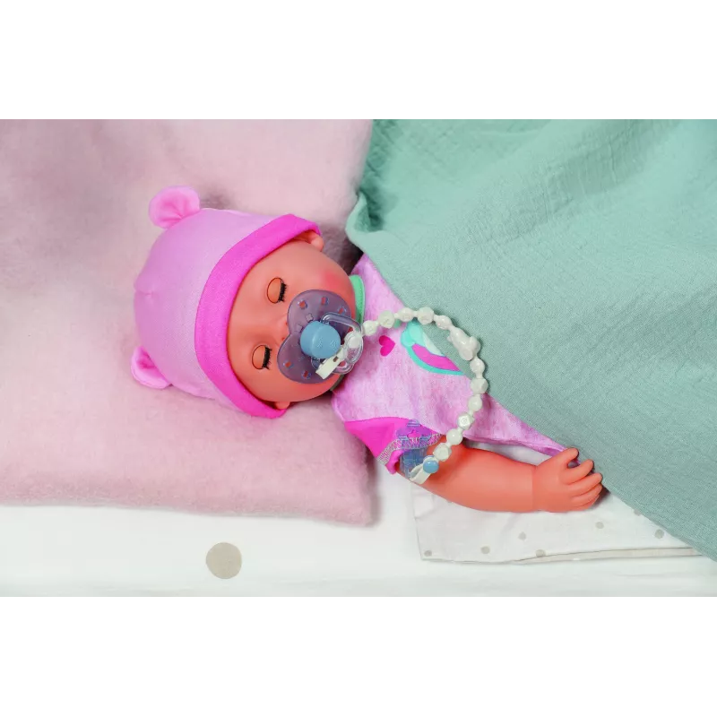 BABY born Dummy su spaustuku 2-asorti Lėlės čiulptukas ir čiulptuko laikiklis