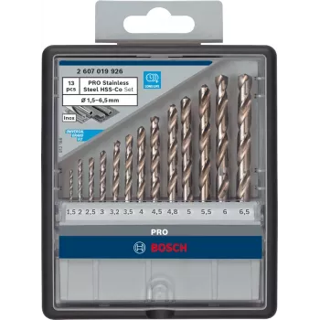 Grąžtų rinkinys Bosch HSS Twist Drill Bits Cobalt 2607019926