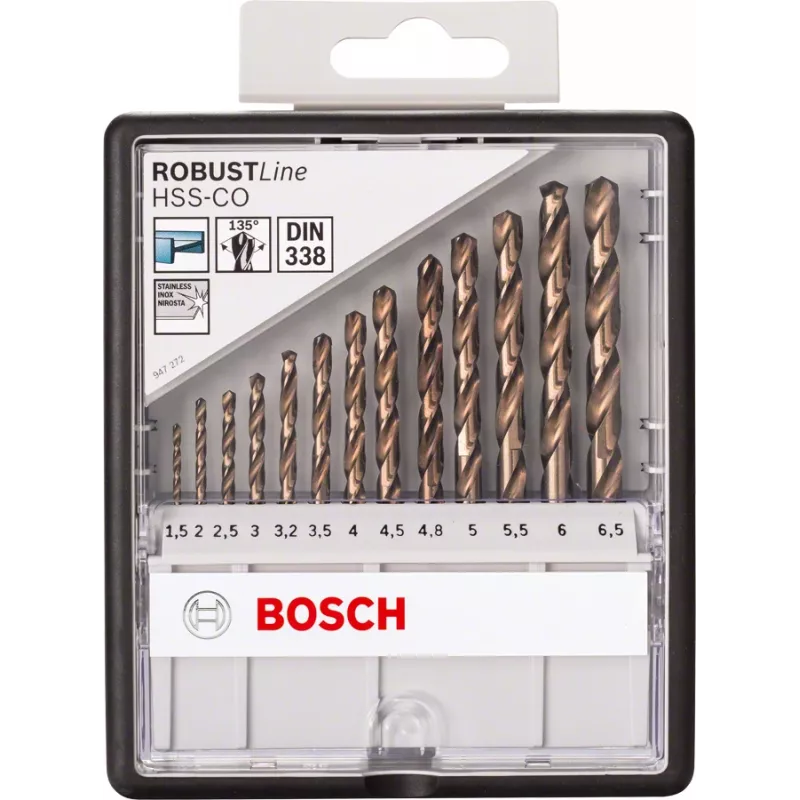 Grąžtų rinkinys Bosch HSS Twist Drill Bits Cobalt 2607019926