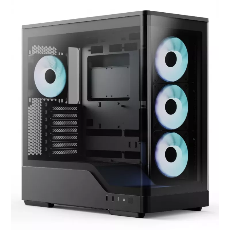 Kompiuterio korpusas AeroCool Geh Midi P500A Juoda
