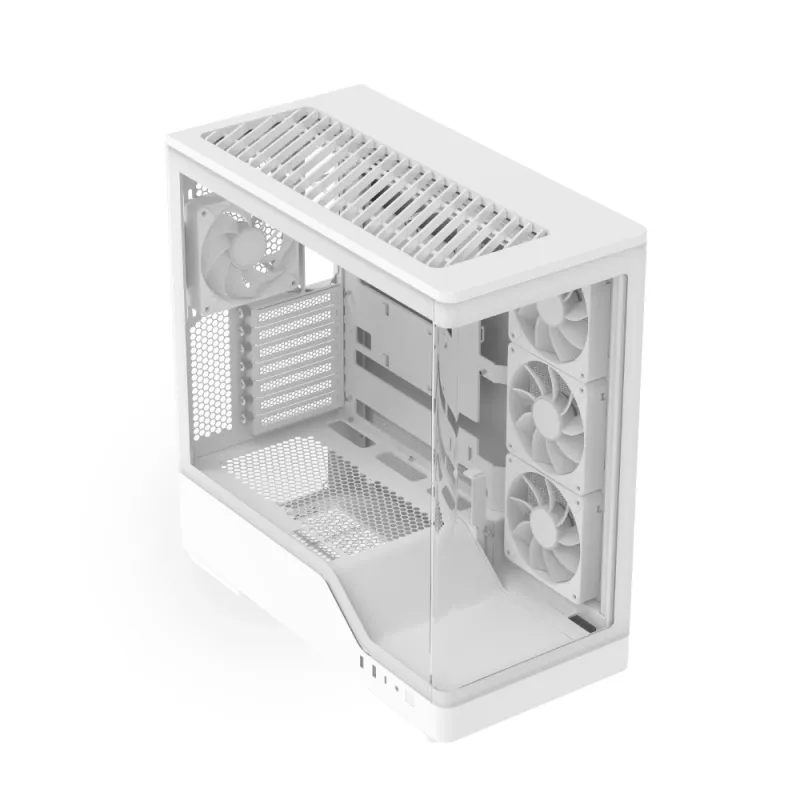 PC korpusas AEROCOOL Geh Midi P500A White — vidutinio dydžio ATX korpusas, baltos spalvos