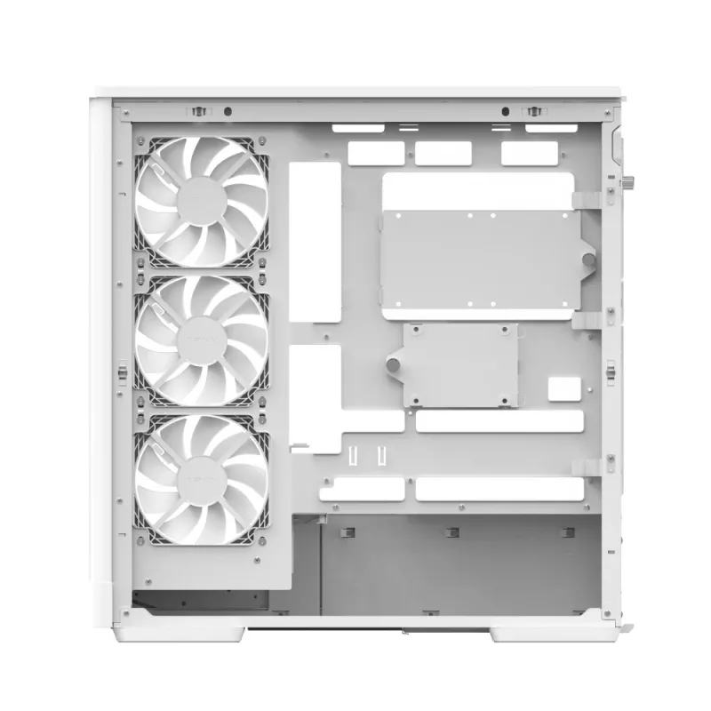 PC korpusas AEROCOOL Geh Midi P500A White — vidutinio dydžio ATX korpusas, baltos spalvos