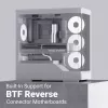 PC korpusas AEROCOOL Geh Midi P500A White — vidutinio dydžio ATX korpusas, baltos spalvos