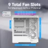 PC korpusas AEROCOOL Geh Midi P500A White — vidutinio dydžio ATX korpusas, baltos spalvos